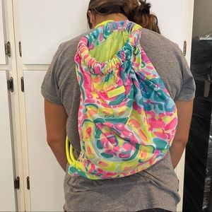 Lily Pulitzer Draw String Bag